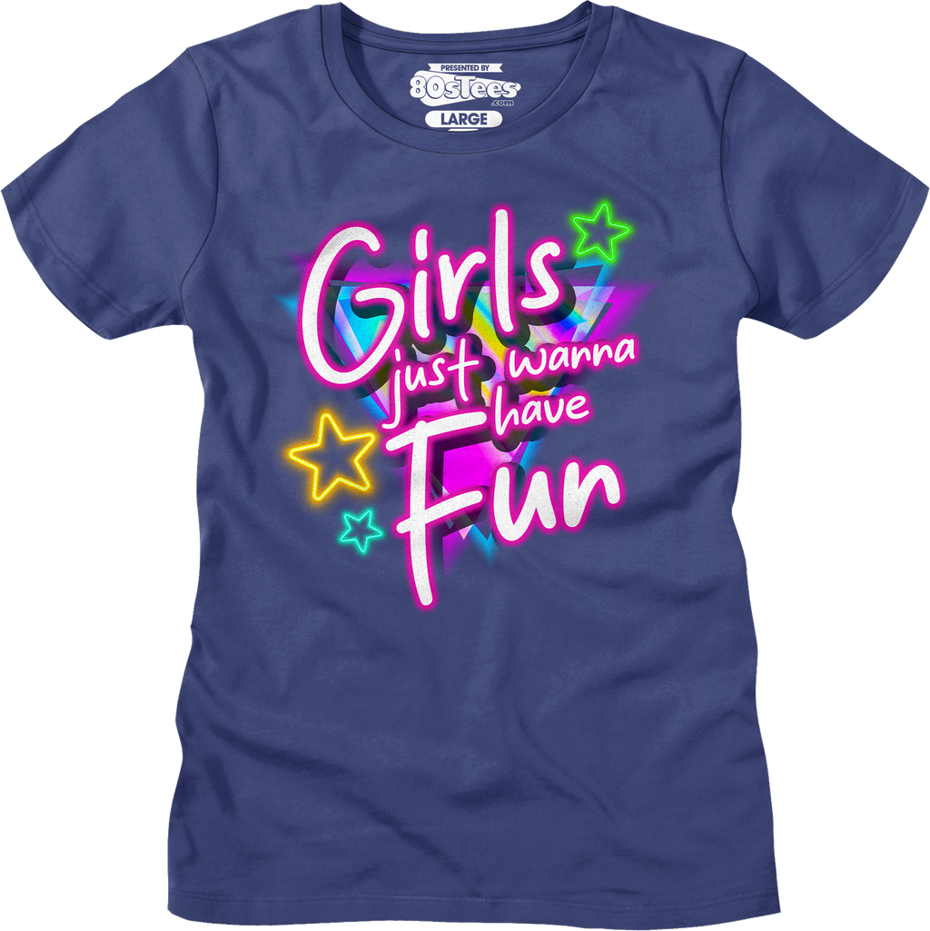 Womens Girls Just Wanna Have Fun Shirt Hoodie, Sweatshirt | CiraTrend.com (Image 4)