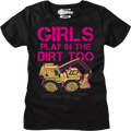 Womens Girls Play In The Dirt Too Tonka Shirt Hoodie, Sweatshirt | CiraTrend.com (Image 1)
