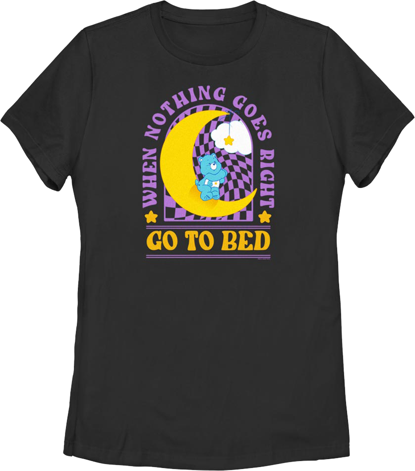 Womens Go To Bed Care Bears Shirt Hoodie, Sweatshirt | CiraTrend.com (Image 1)