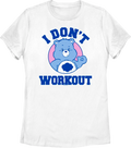 Womens Grumpy Bear I Don't Workout Care Bears Shirt Hoodie, Sweatshirt | CiraTrend.com (Image 1)