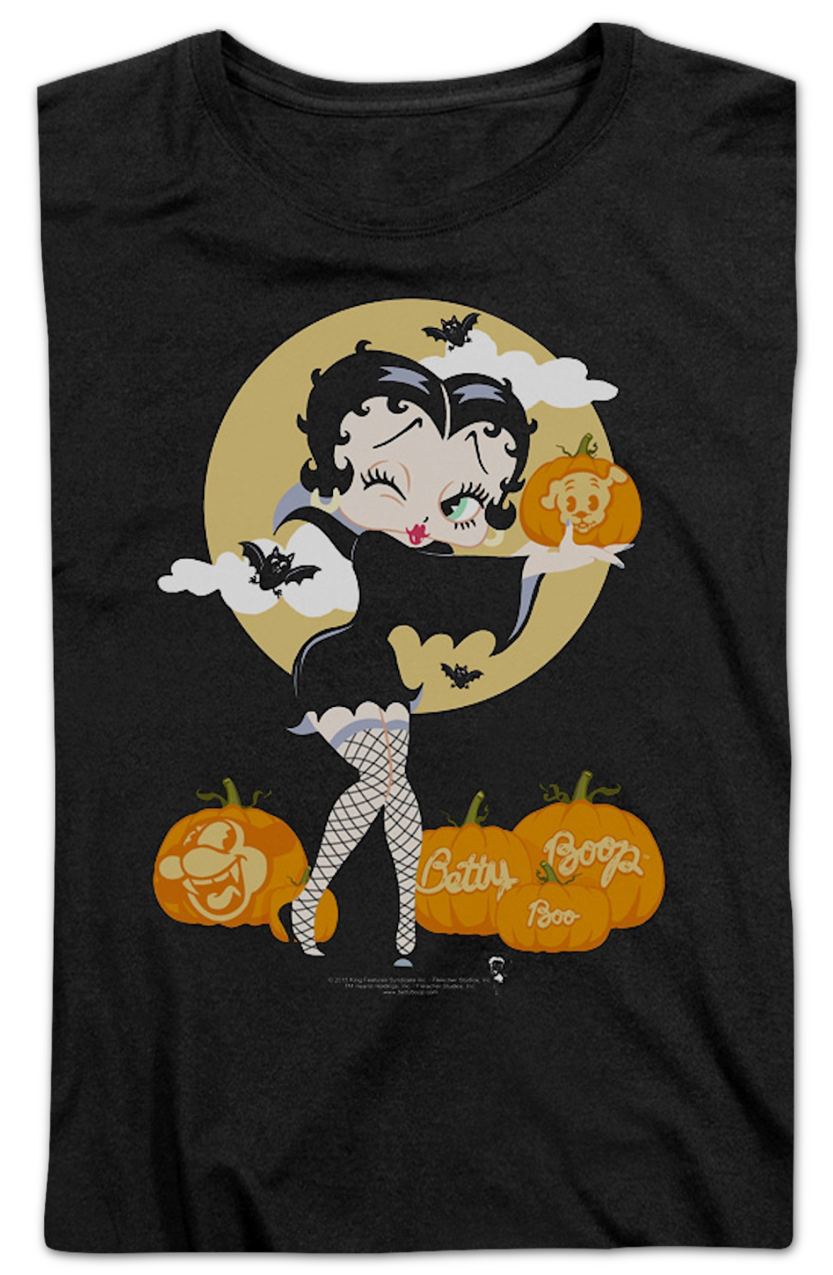 Womens Halloween Pumpkin Patch Betty Boop Shirt Hoodie, Sweatshirt | CiraTrend.com (Image 2)