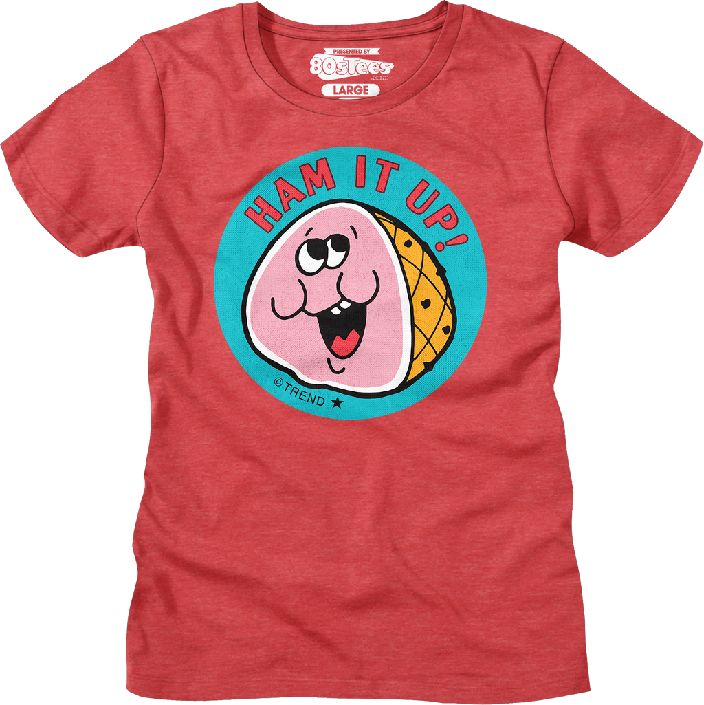 Womens Ham It Up Scratch N Sniff Shirt Hoodie, Sweatshirt | CiraTrend.com (Image 1)