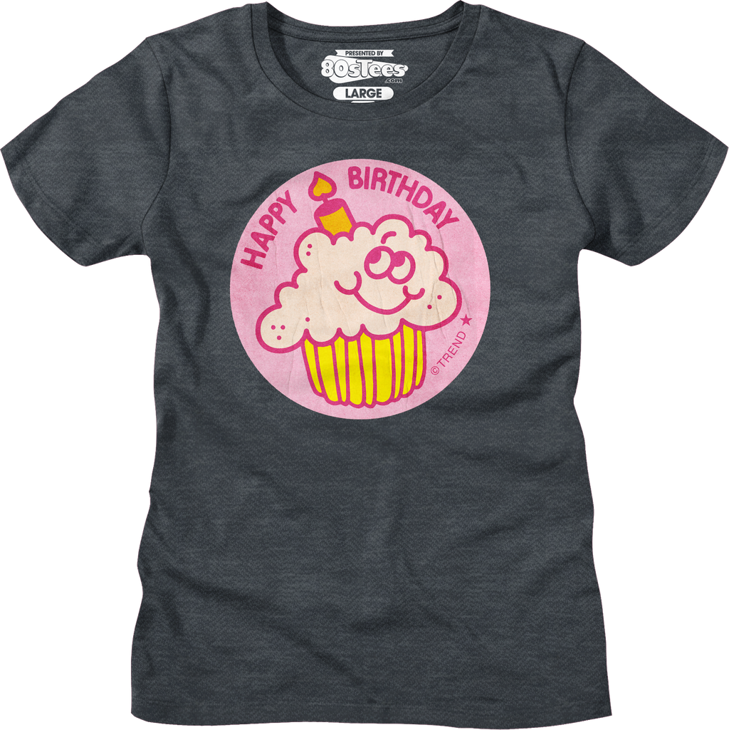 Womens Happy Birthday Scratch N Sniff Shirt Hoodie, Sweatshirt | CiraTrend.com (Image 1)