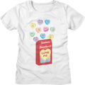 Womens Heart-Shaped Candy Sweethearts Shirt Hoodie, Sweatshirt | CiraTrend.com (Image 1)