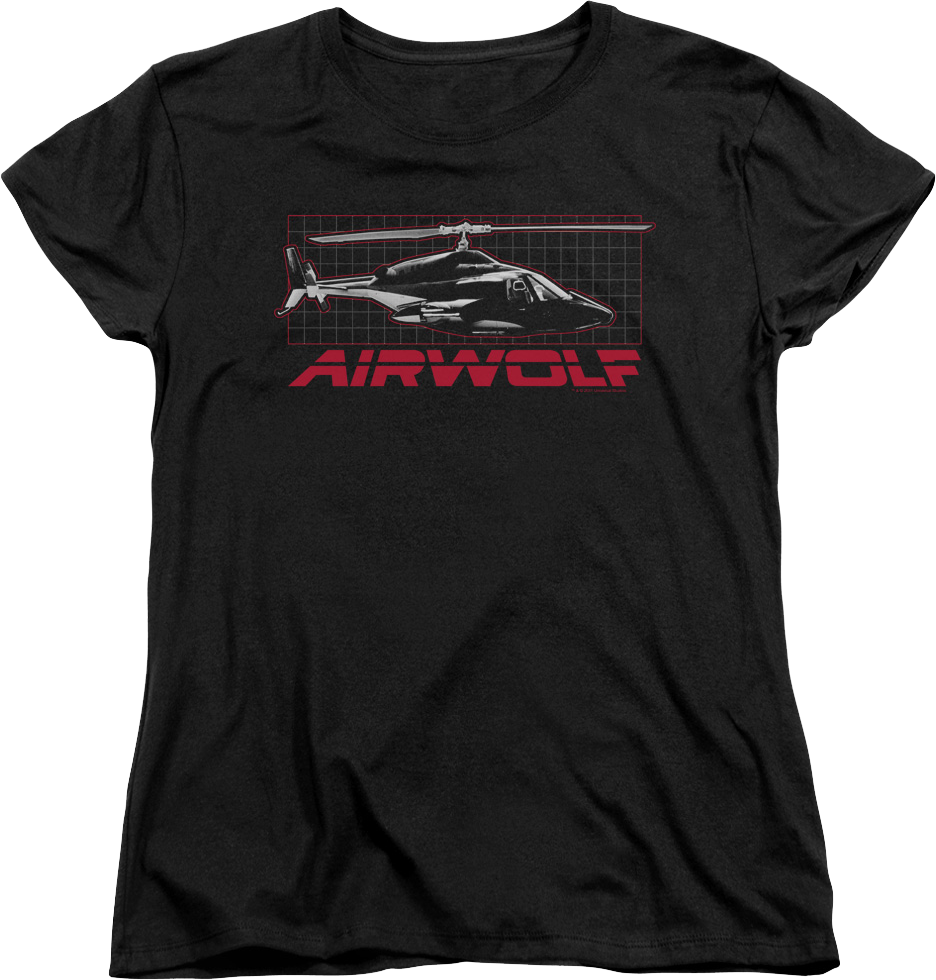 Womens Helicopter Airwolf Shirt Hoodie, Sweatshirt | CiraTrend.com (Image 1)