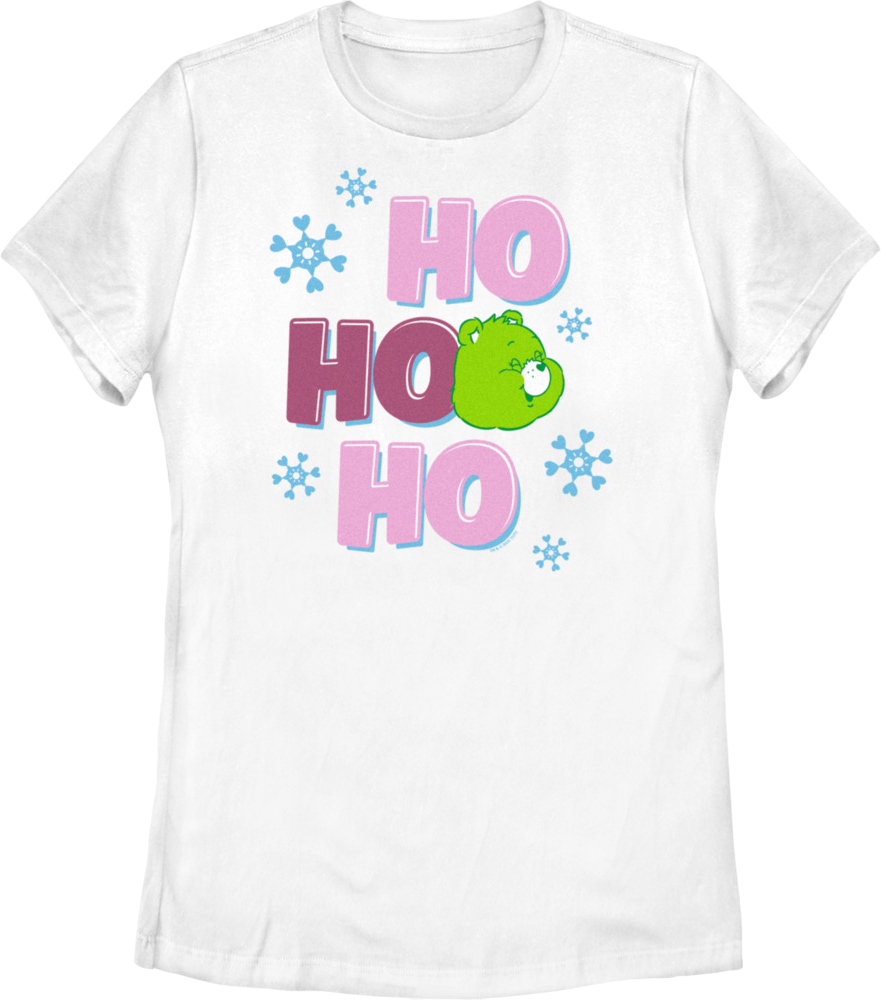 Womens Ho Ho Ho Care Bears Shirt Hoodie, Sweatshirt | CiraTrend.com (Image 1)