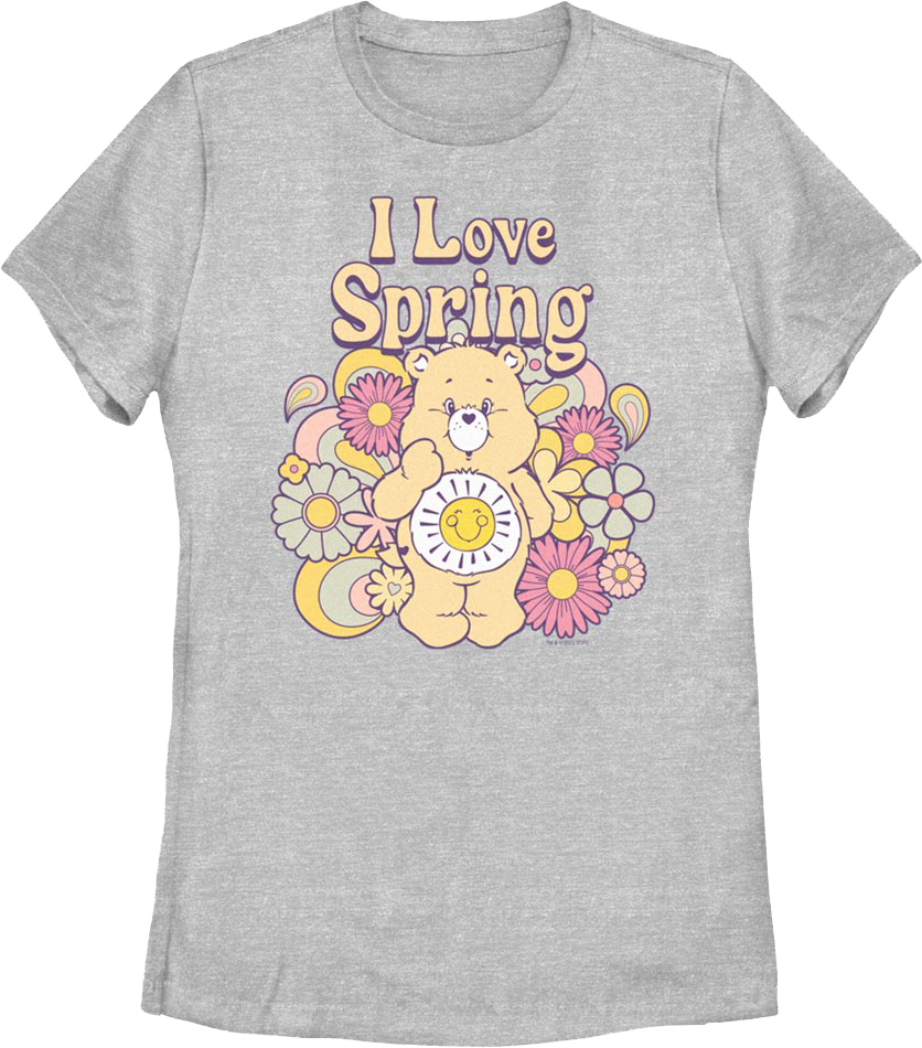 I Love Spring Care Bears Shirt T-Shirts, Hoodie, Sweatshirt
