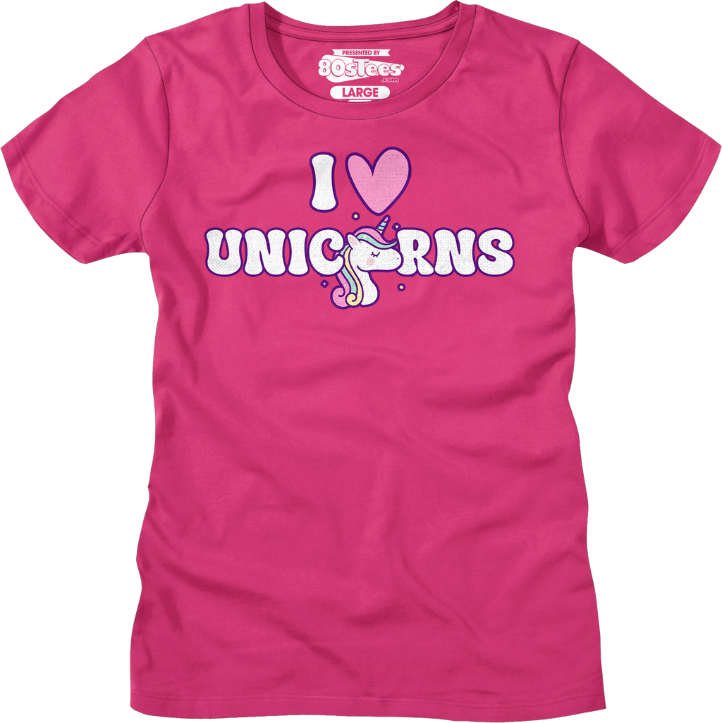I Love Unicorns Shirt T-Shirts, Hoodie, Sweatshirt