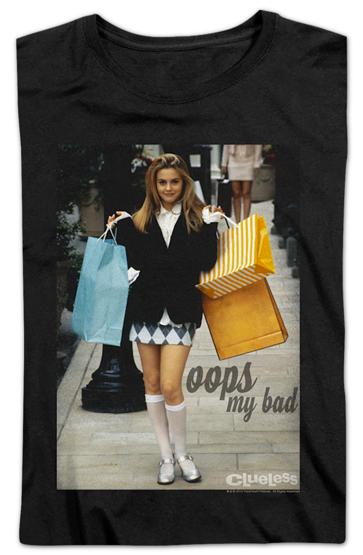 Womens Oops My Bad Clueless Shirt Hoodie, Sweatshirt | CiraTrend.com (Image 2)