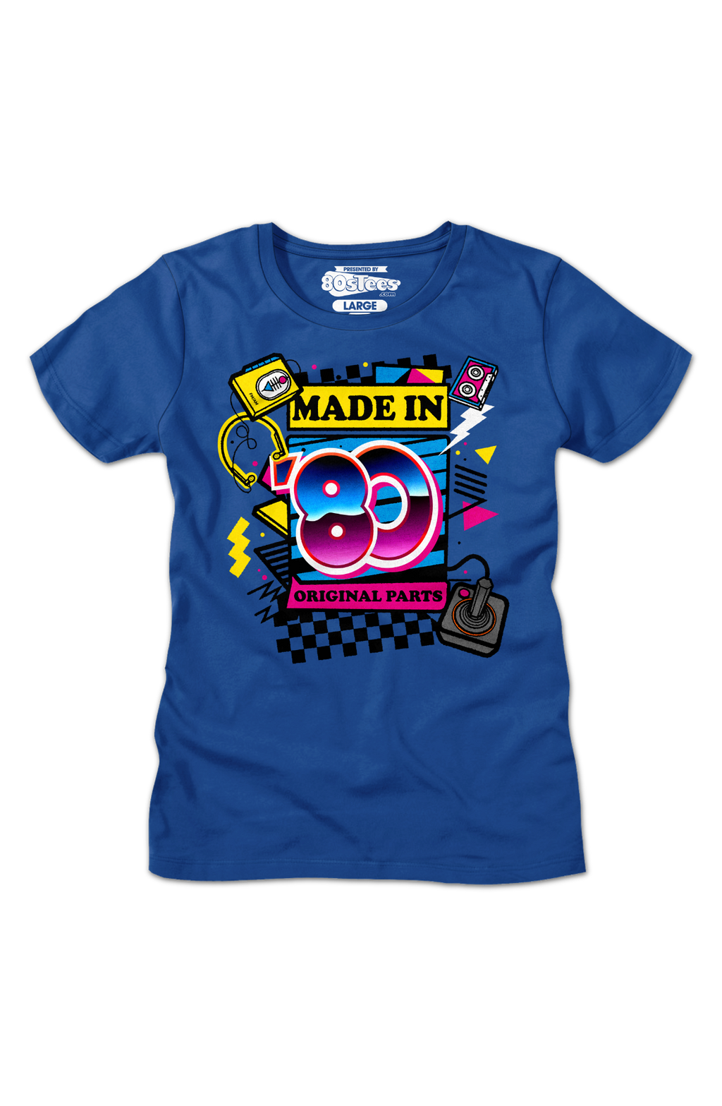 Womens Original Parts Made In '80 Shirt Hoodie, Sweatshirt | CiraTrend.com (Image 2)