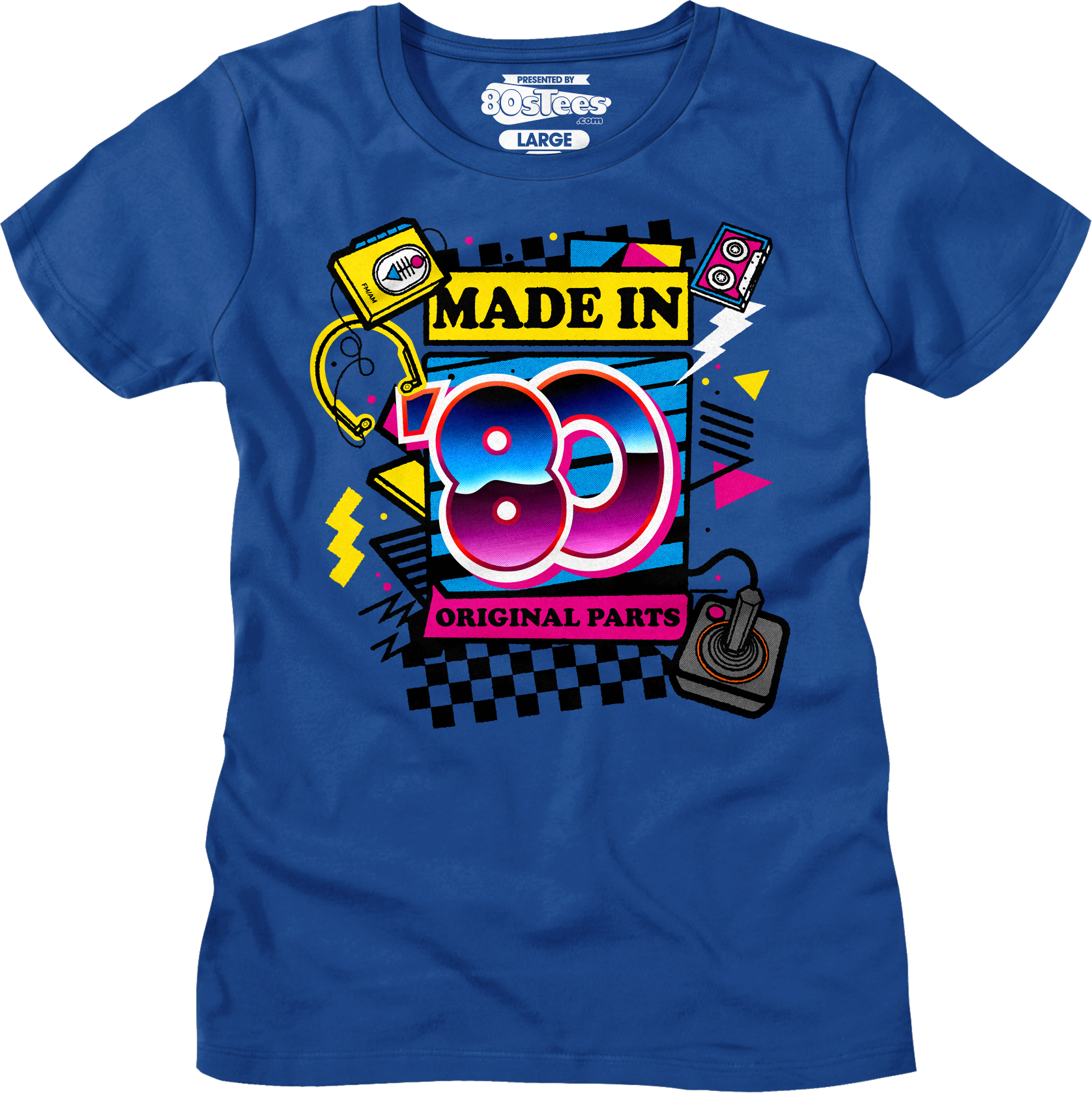 Womens Original Parts Made In '80 Shirt Hoodie, Sweatshirt | CiraTrend.com (Image 1)