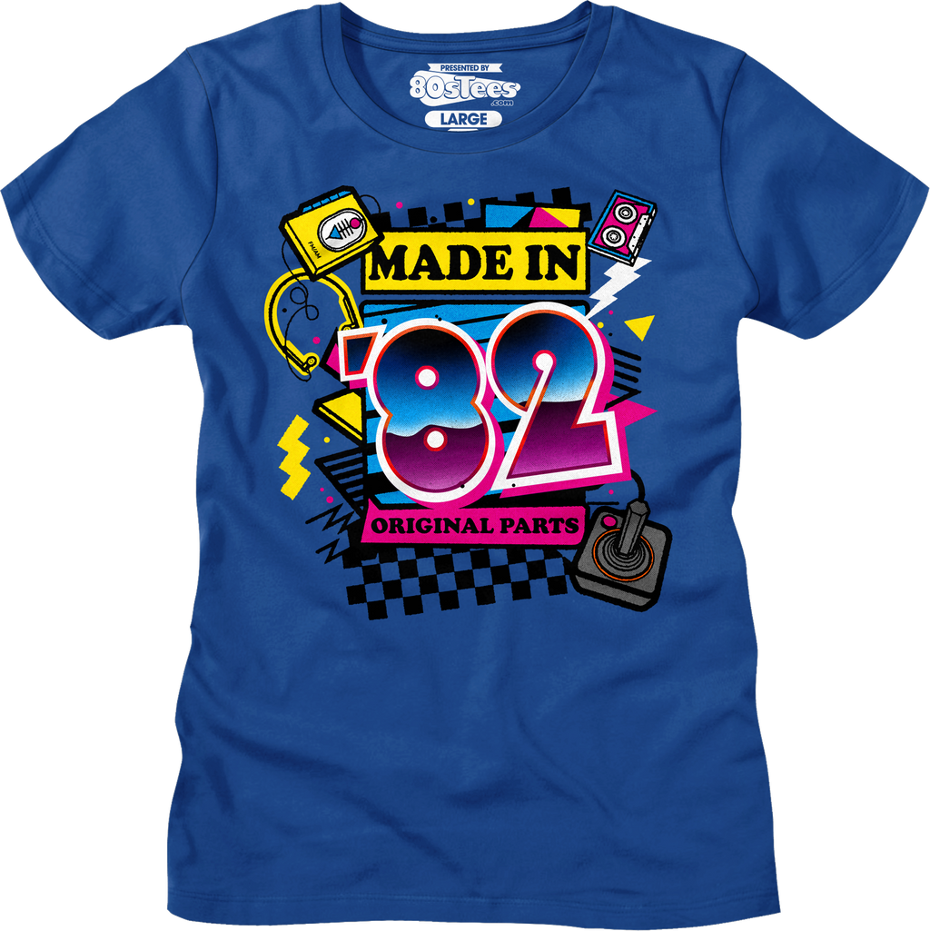 Womens Original Parts Made In '82 Shirt Hoodie, Sweatshirt | CiraTrend.com (Image 1)