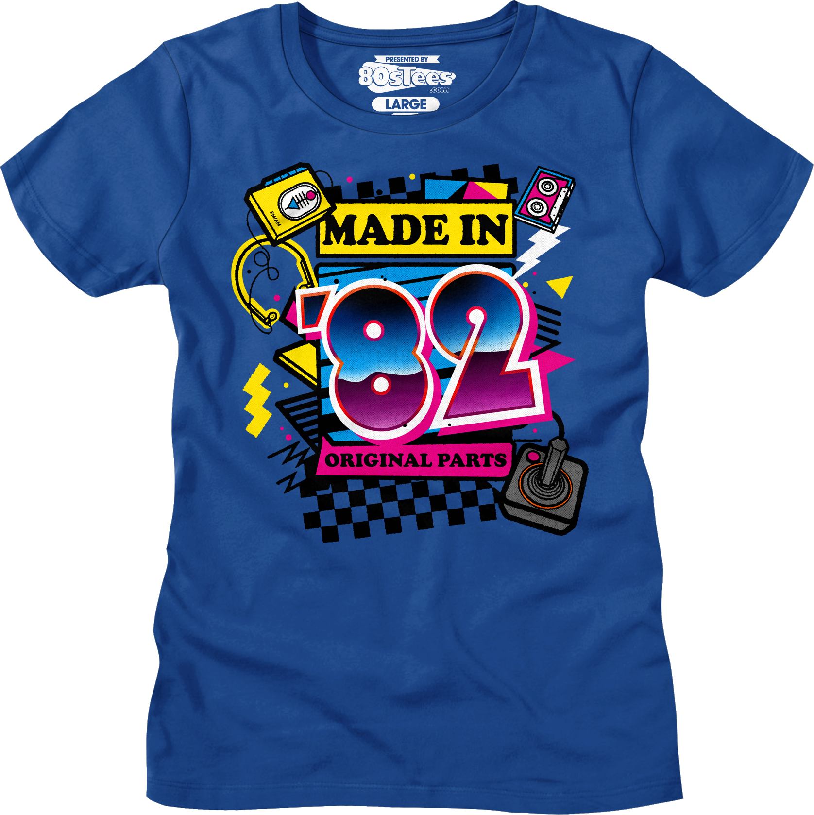 Womens Original Parts Made In '82 Shirt Hoodie, Sweatshirt | CiraTrend.com (Image 1)