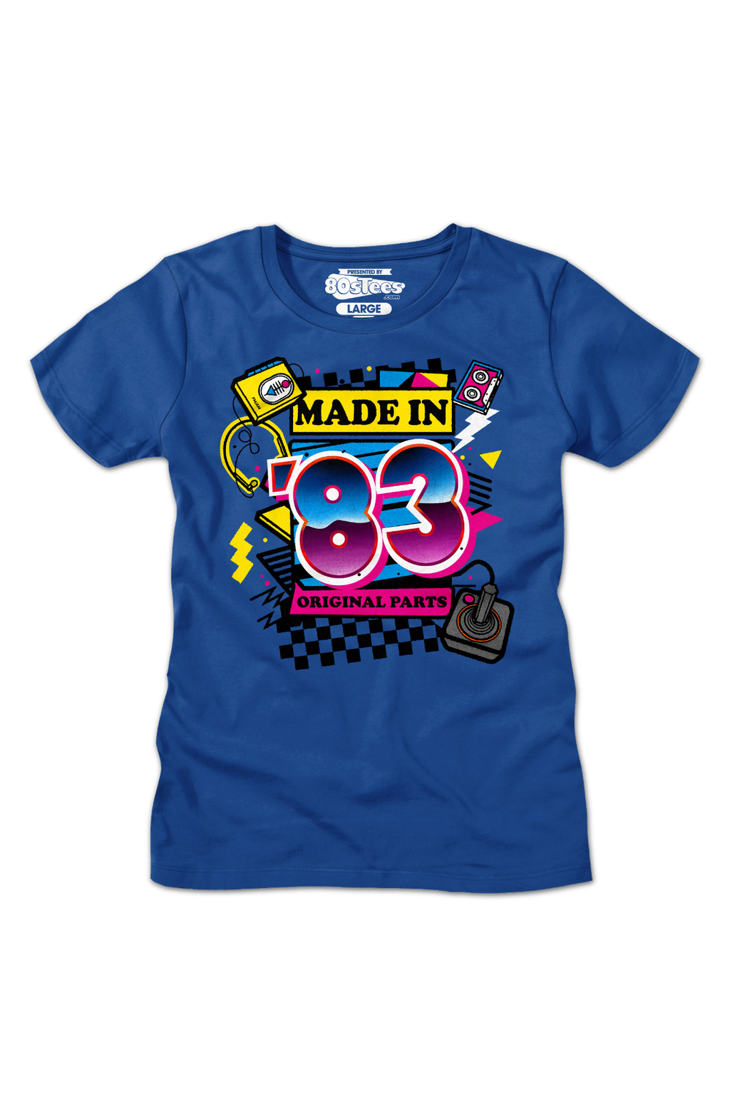 Womens Original Parts Made In '83 Shirt Hoodie, Sweatshirt | CiraTrend.com (Image 2)