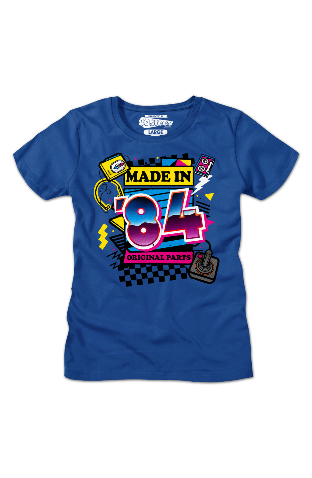 Womens Original Parts Made In '84 Shirt Hoodie, Sweatshirt | CiraTrend.com (Image 2)