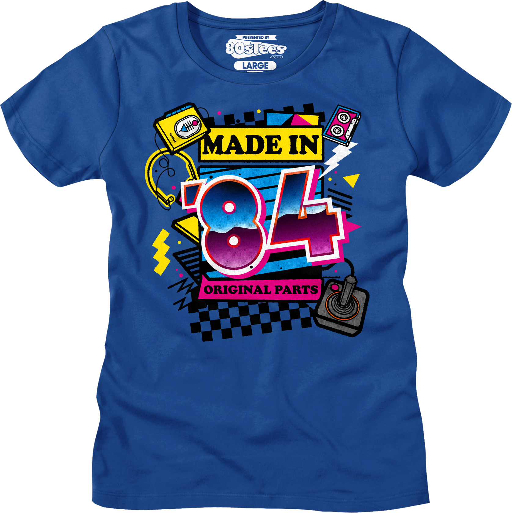 Womens Original Parts Made In '84 Shirt Hoodie, Sweatshirt | CiraTrend.com (Image 1)