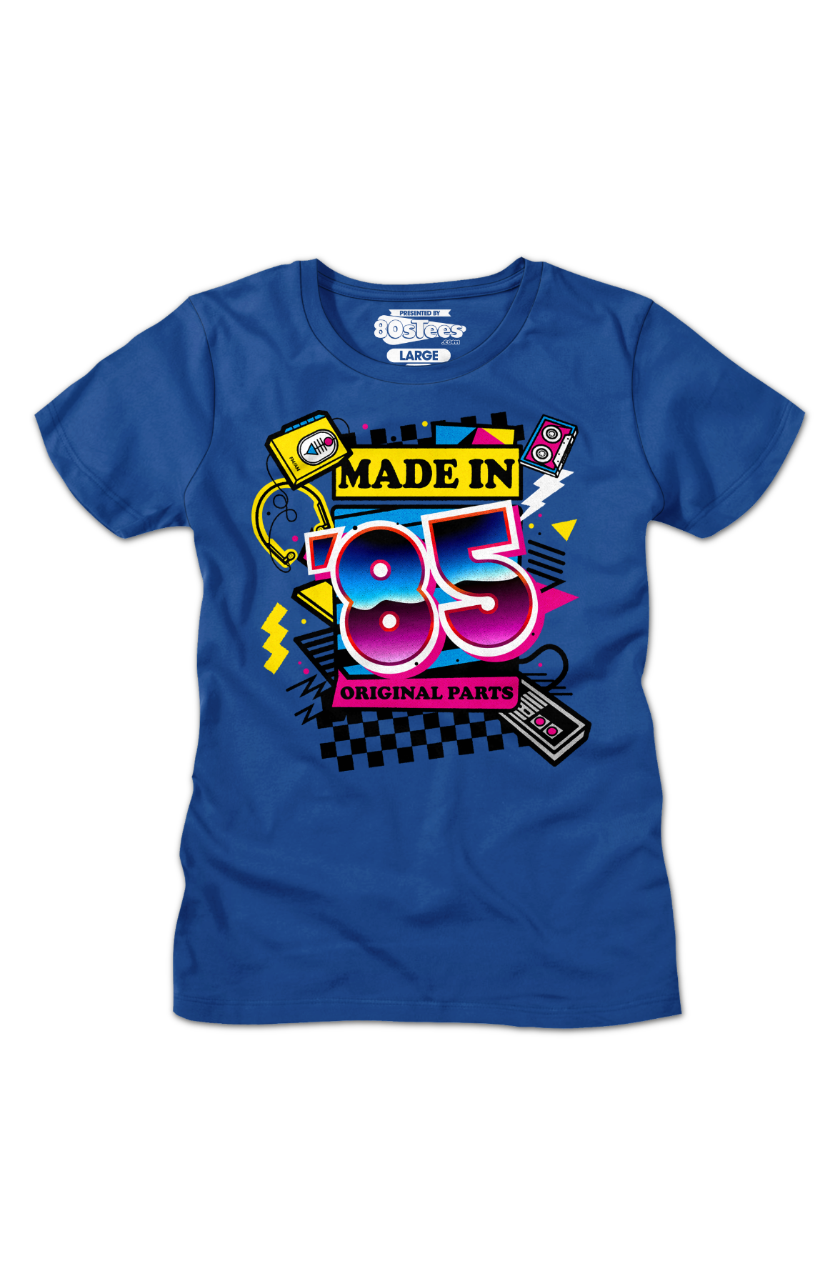 Womens Original Parts Made In '85 Shirt Hoodie, Sweatshirt | CiraTrend.com (Image 2)