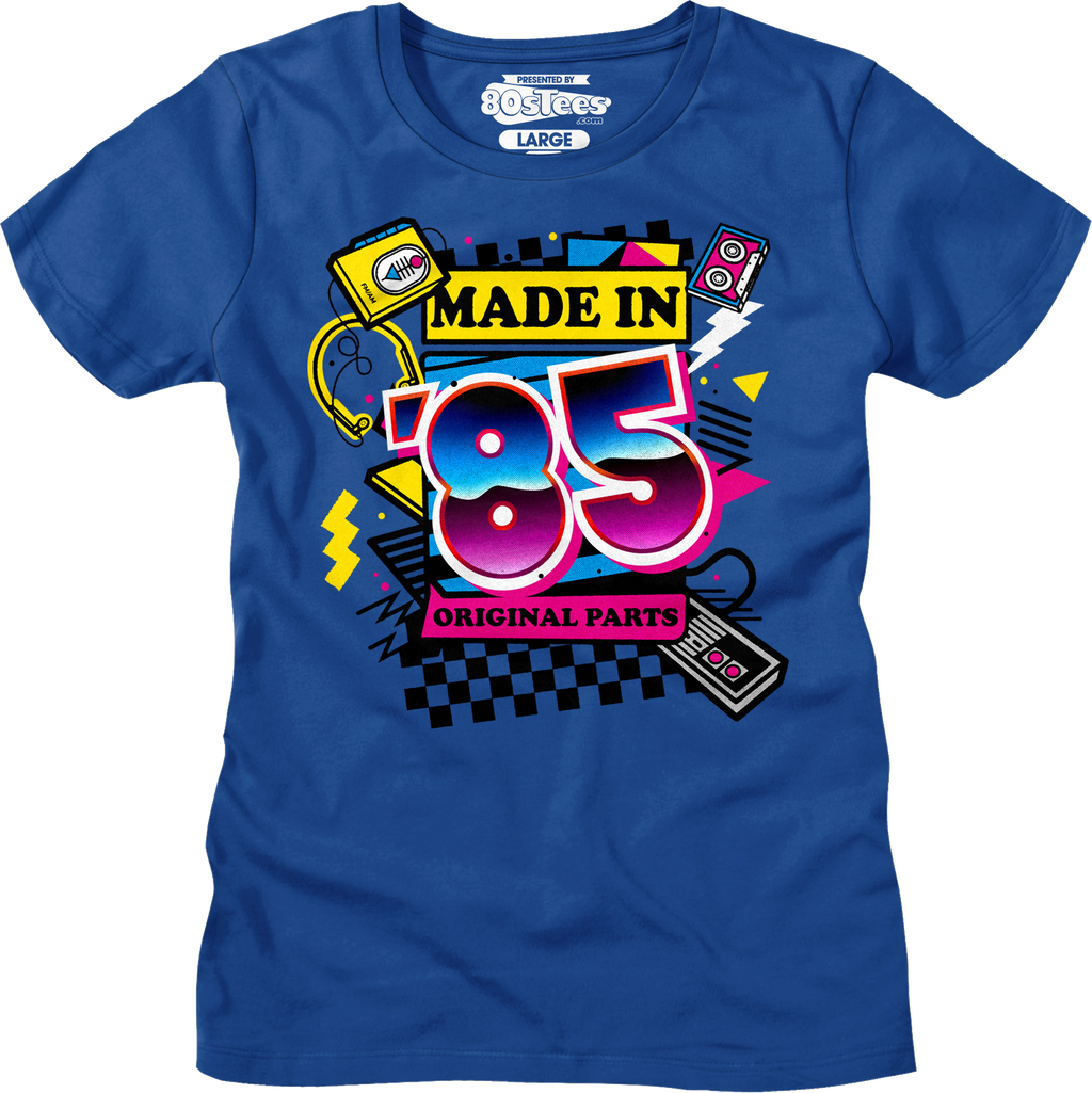 Womens Original Parts Made In '85 Shirt Hoodie, Sweatshirt | CiraTrend.com (Image 1)