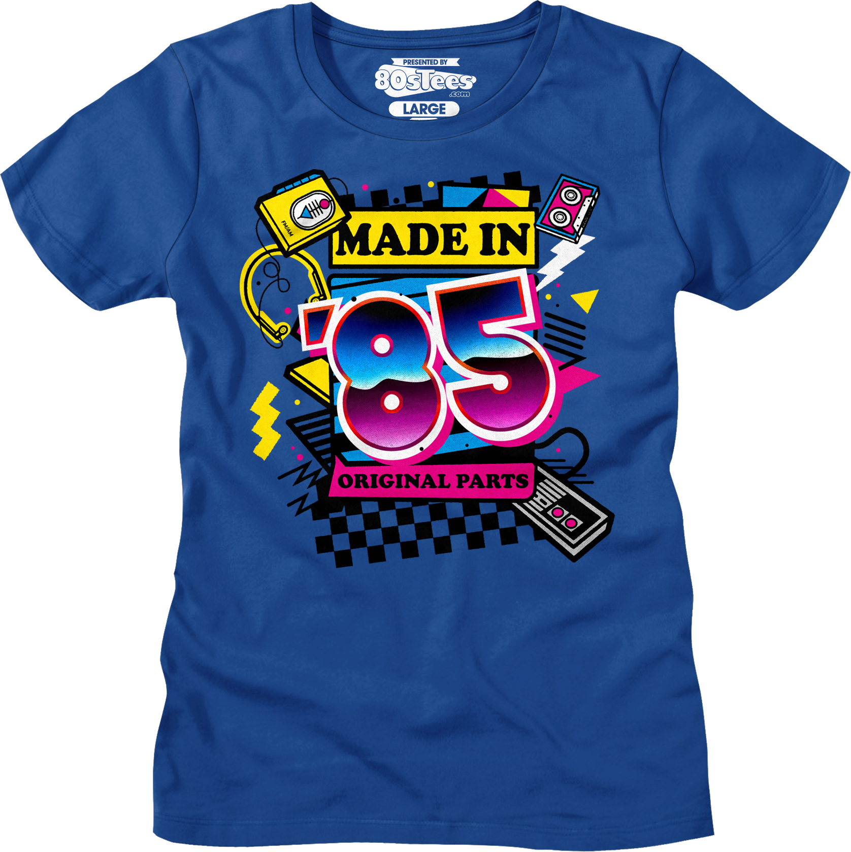 Womens Original Parts Made In '85 Shirt Hoodie, Sweatshirt | CiraTrend.com (Image 1)