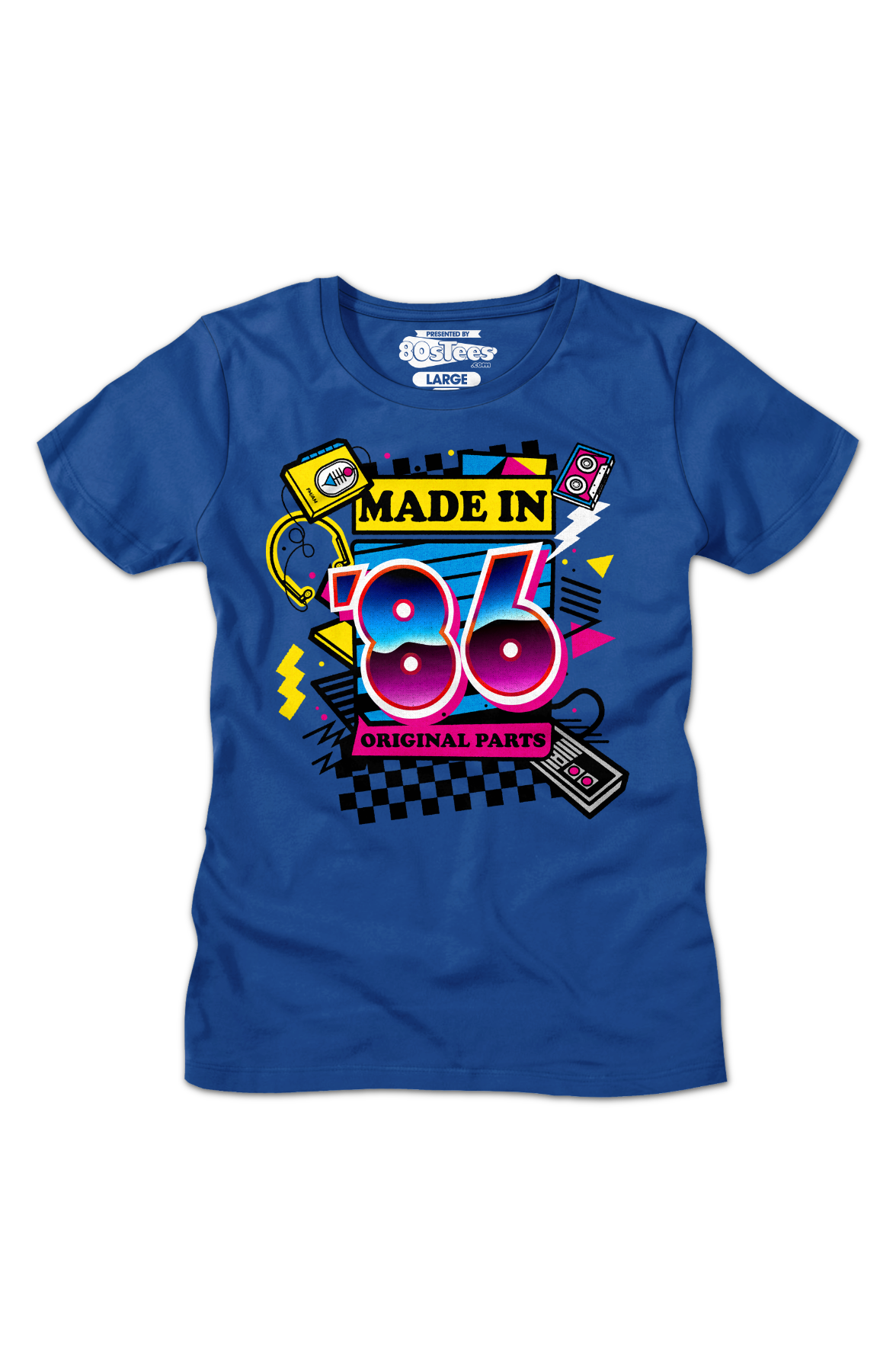 Womens Original Parts Made In '86 Shirt Hoodie, Sweatshirt | CiraTrend.com (Image 2)