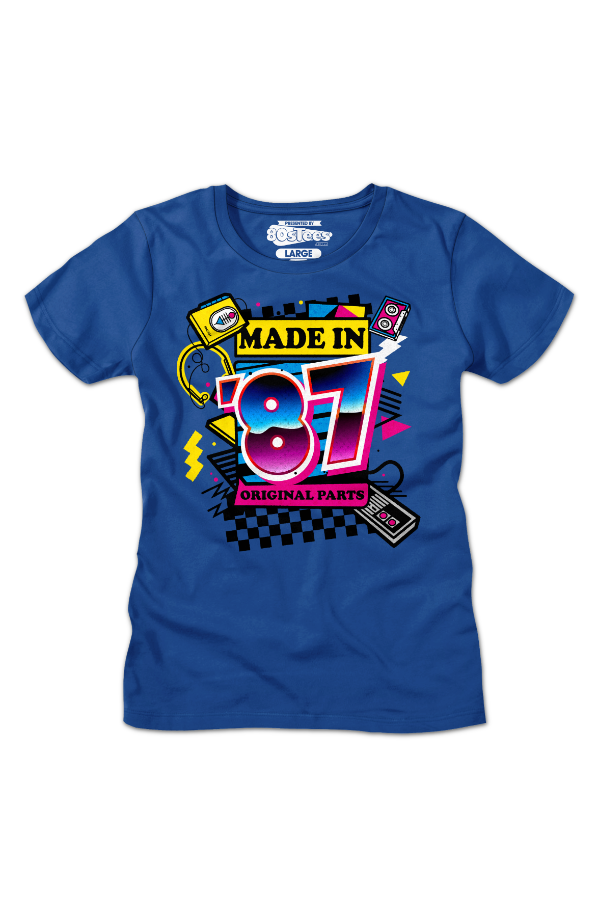Womens Original Parts Made In '87 Shirt Hoodie, Sweatshirt | CiraTrend.com (Image 2)