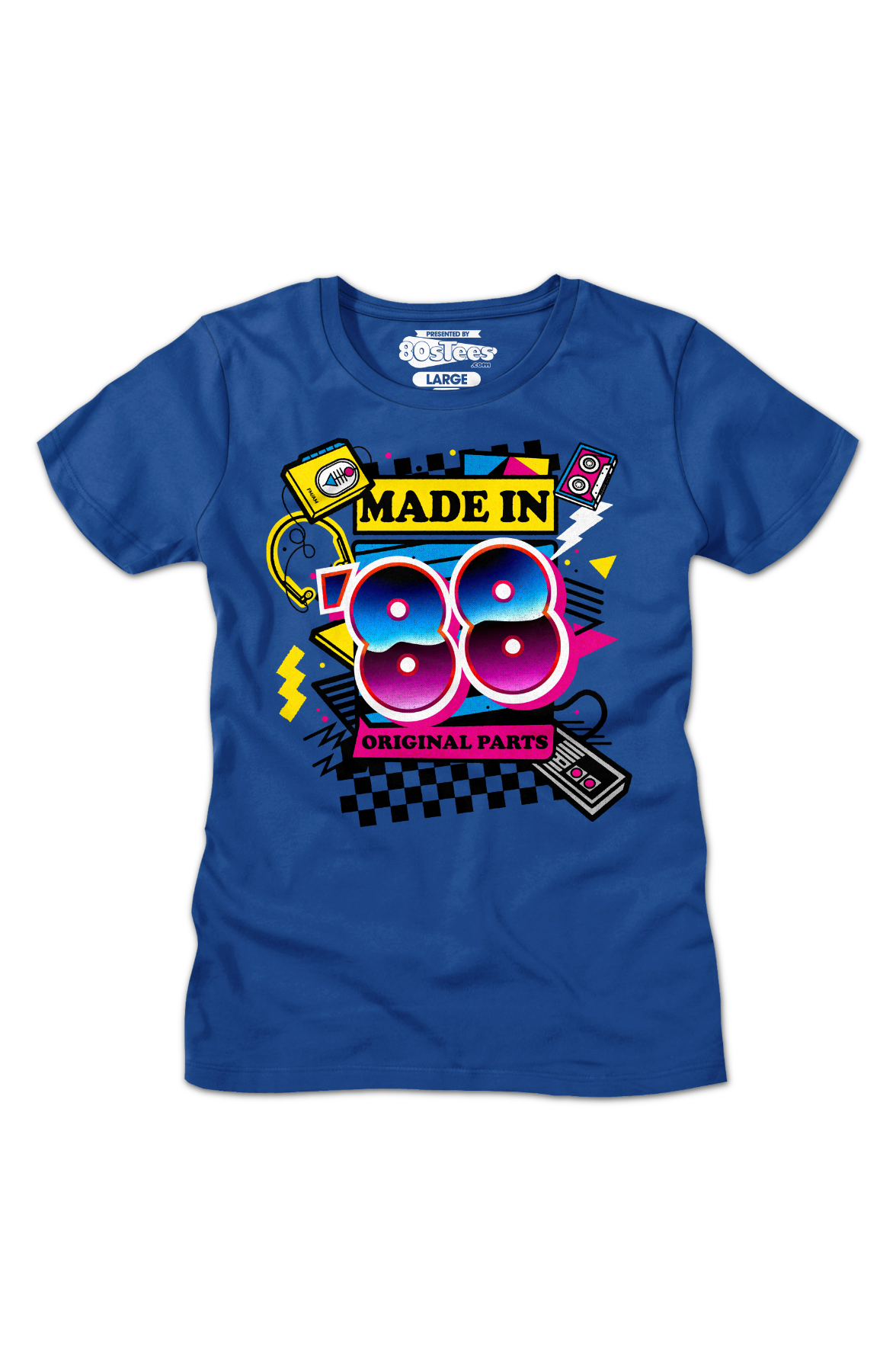 Womens Original Parts Made In '88 Shirt Hoodie, Sweatshirt | CiraTrend.com (Image 2)