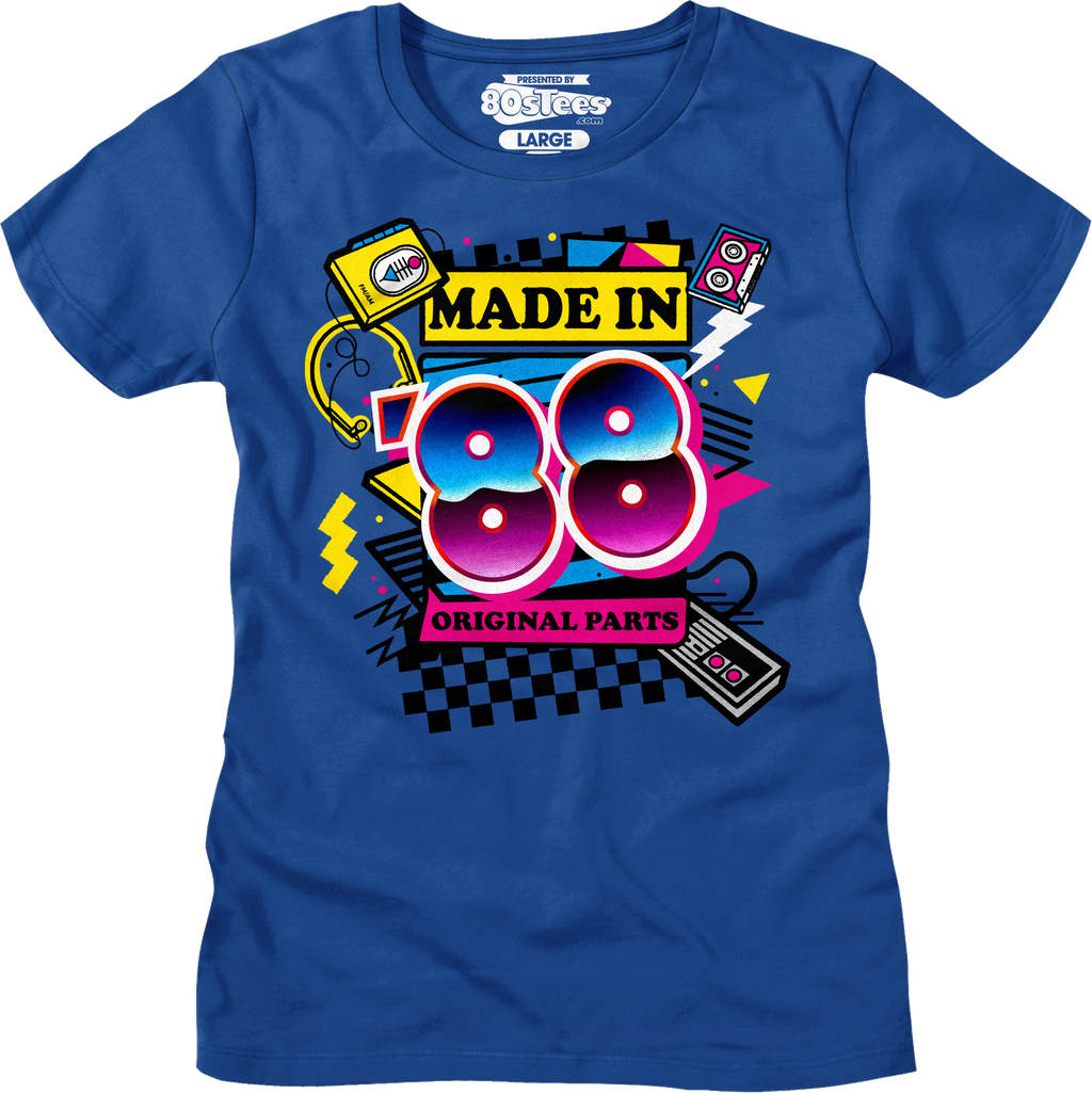 Womens Original Parts Made In '88 Shirt Hoodie, Sweatshirt | CiraTrend.com (Image 1)