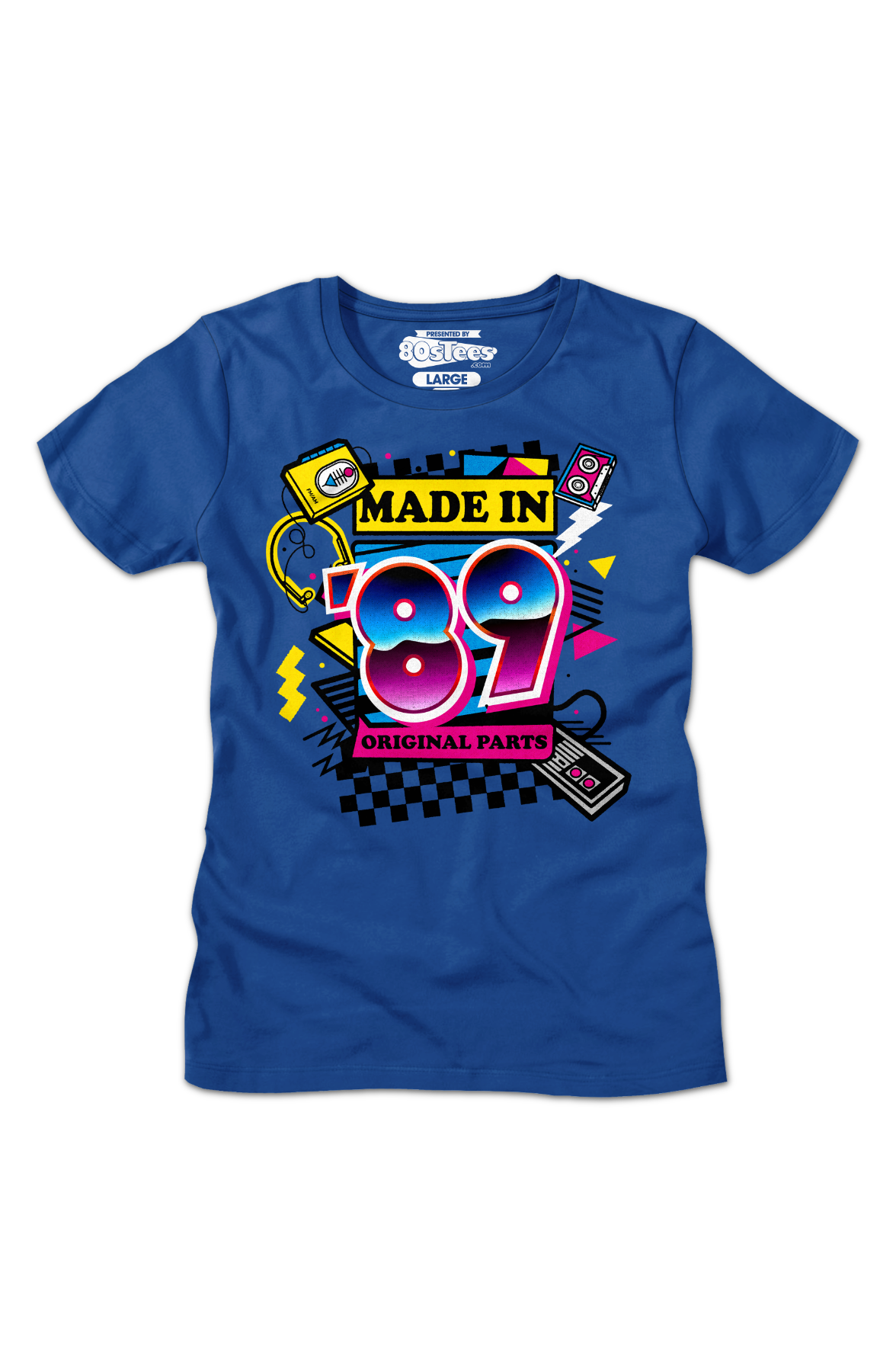 Womens Original Parts Made In '89 Shirt Hoodie, Sweatshirt | CiraTrend.com (Image 2)
