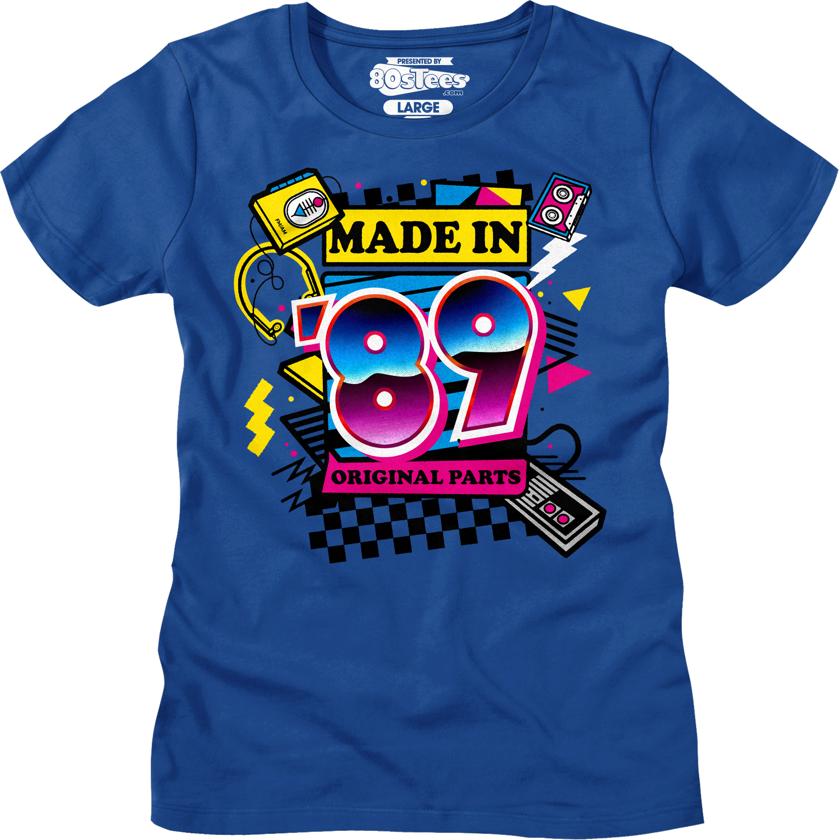 Womens Original Parts Made In '89 Shirt Hoodie, Sweatshirt | CiraTrend.com (Image 1)