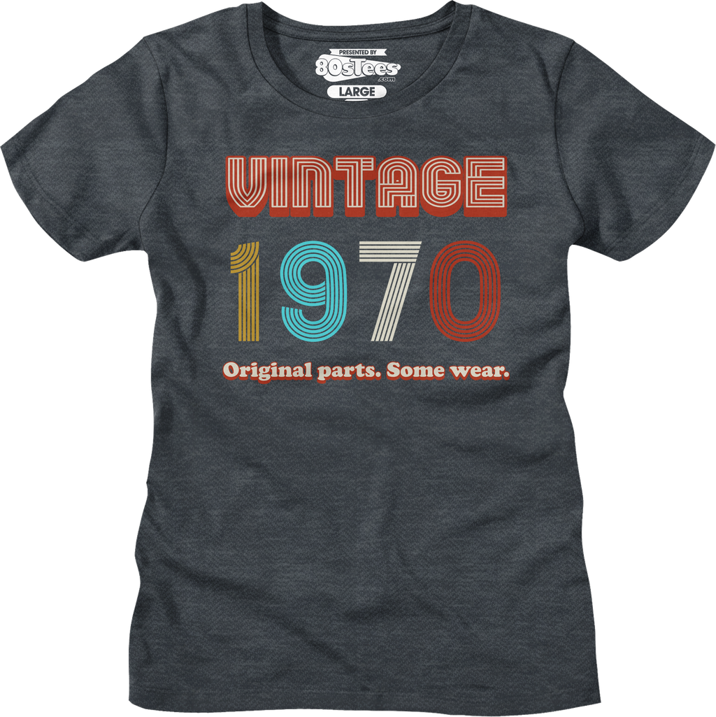 Womens Original Parts Some Wear Vintage 1970 Shirt Hoodie, Sweatshirt | CiraTrend.com (Image 1)