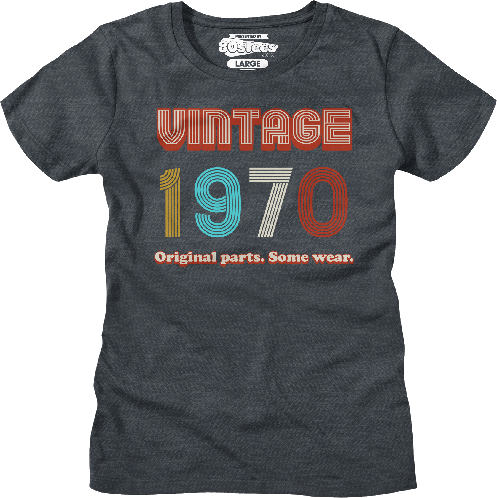 Womens Original Parts Some Wear Vintage 1970 Shirt Hoodie, Sweatshirt | CiraTrend.com (Image 1)