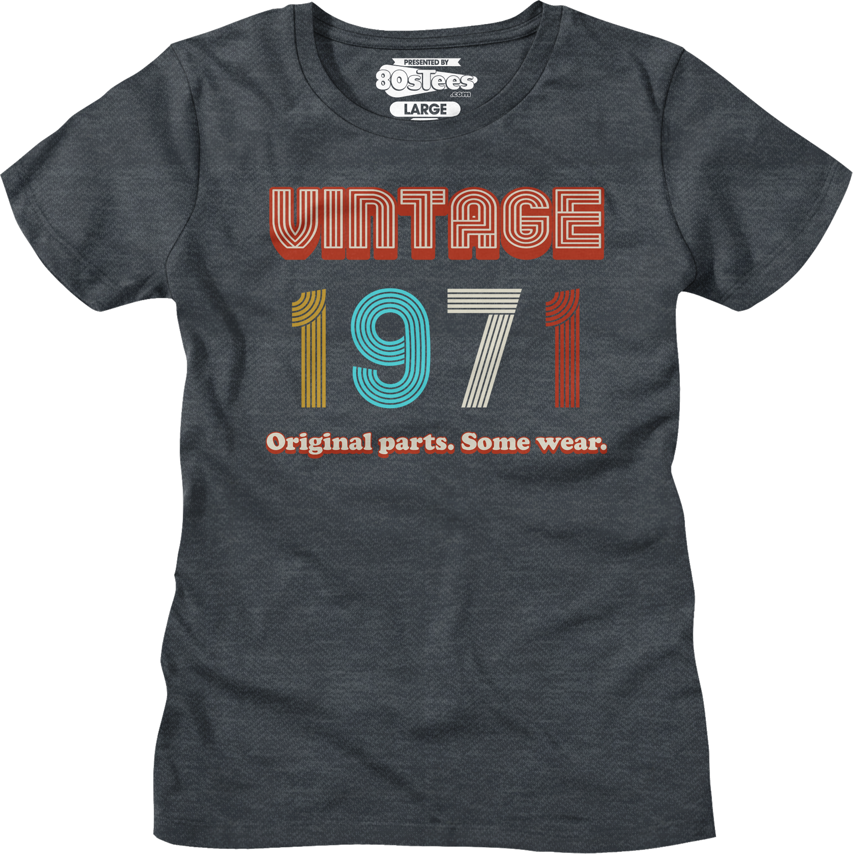 Womens Original Parts Some Wear Vintage 1971 Shirt Hoodie, Sweatshirt | CiraTrend.com (Image 1)