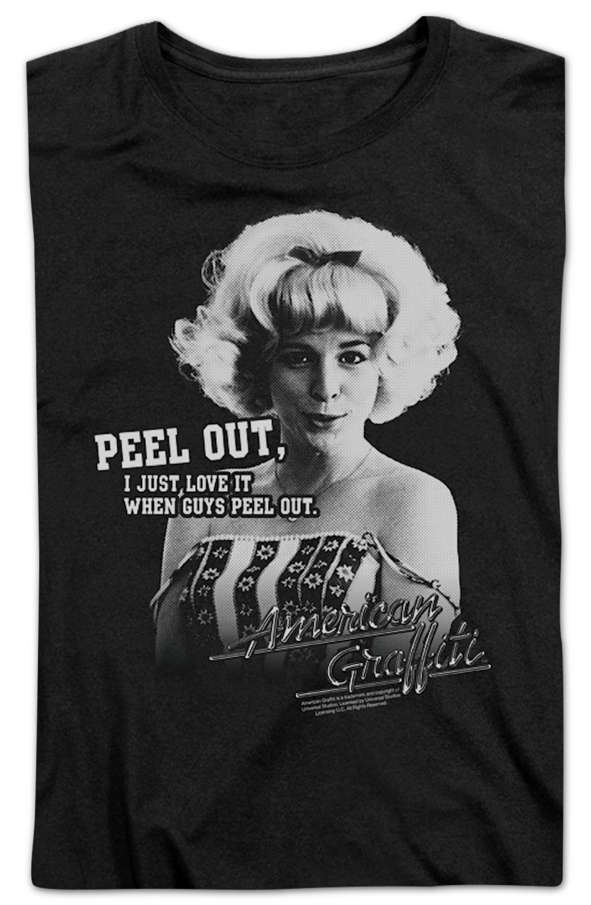 Womens Peel Out American Graffiti Shirt Hoodie, Sweatshirt | CiraTrend.com (Image 2)