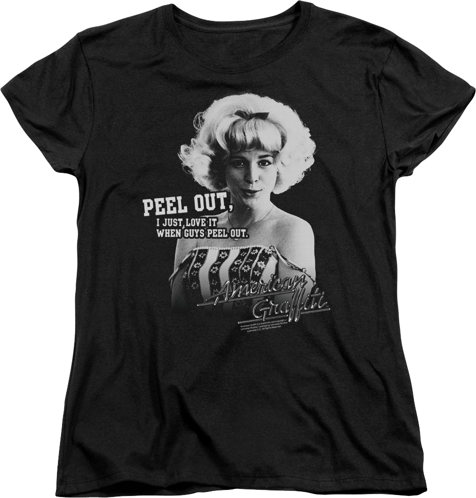 Womens Peel Out American Graffiti Shirt Hoodie, Sweatshirt | CiraTrend.com (Image 1)
