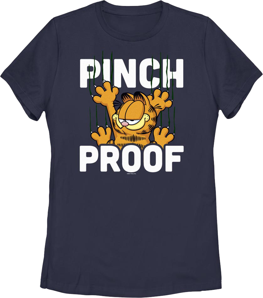 Womens Pinch Proof Garfield Shirt Hoodie, Sweatshirt | CiraTrend.com (Image 1)