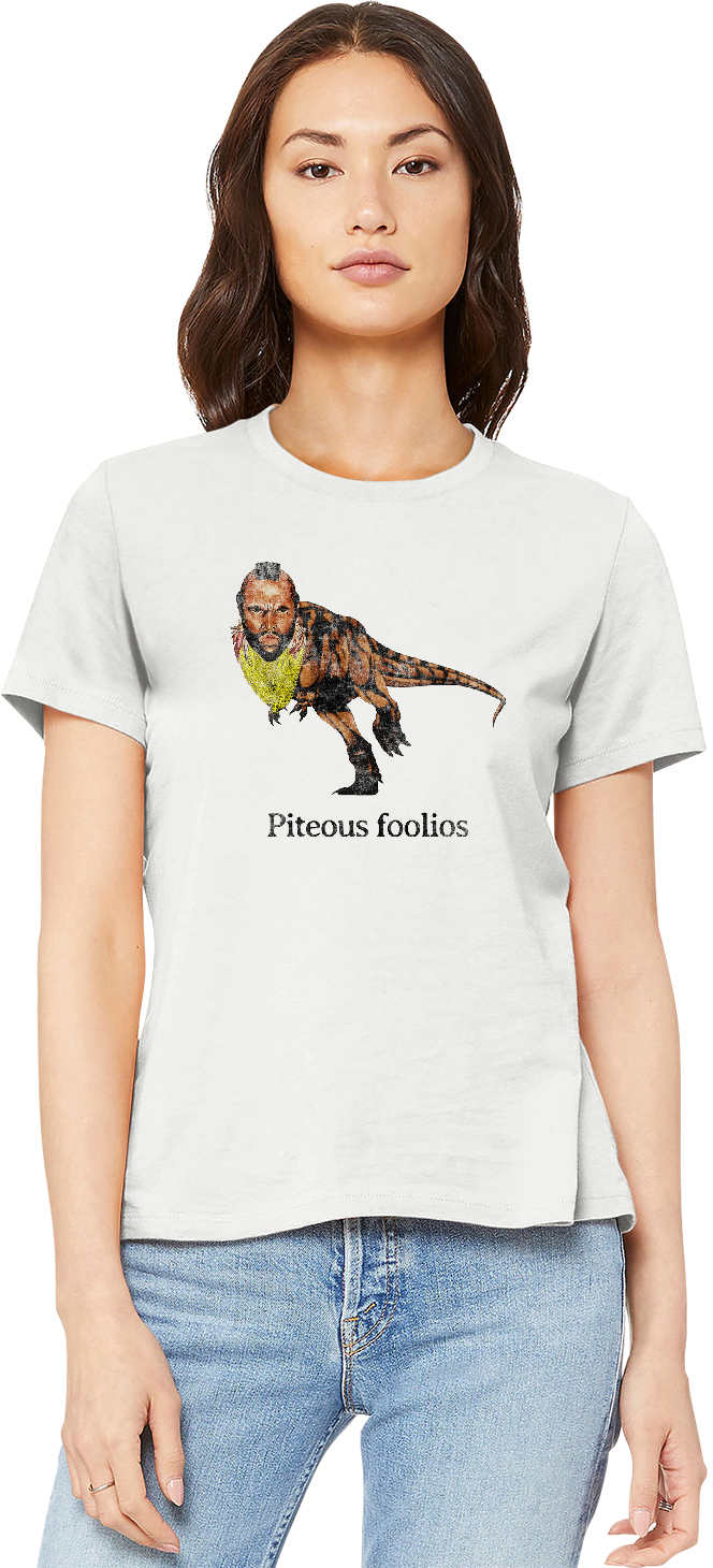 Womens Piteous Foolios Mr. T Shirt Hoodie, Sweatshirt | CiraTrend.com (Image 1)