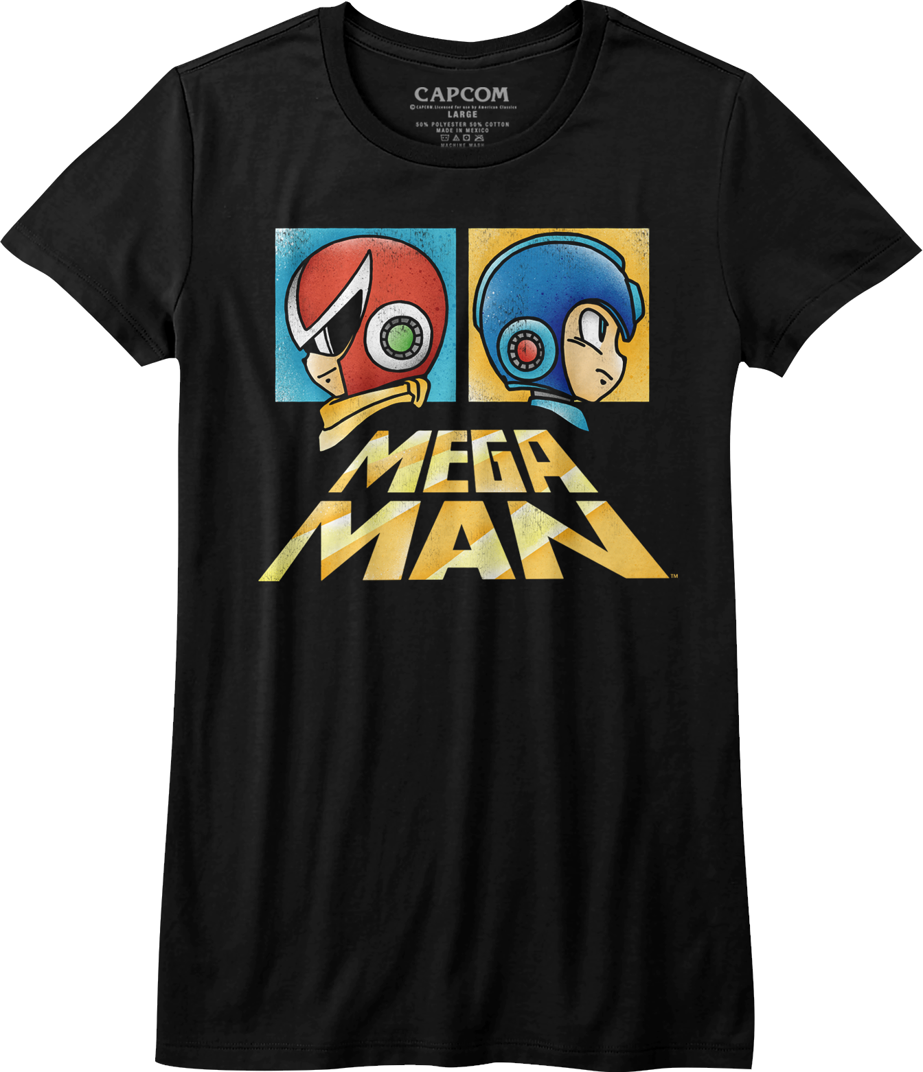 Womens Profiles Proto Man and Mega Man Shirt Hoodie, Sweatshirt | CiraTrend.com (Image 1)