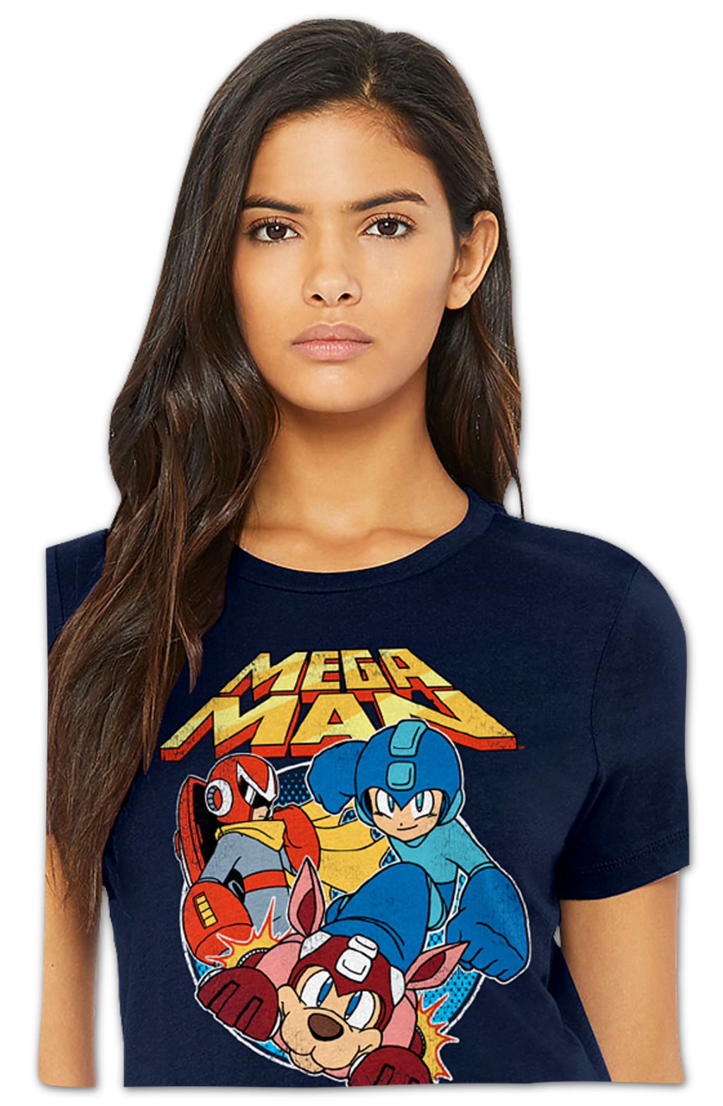 Womens Proto Man Rush and Mega Man Shirt Hoodie, Sweatshirt | CiraTrend.com (Image 2)