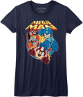Womens Proto Man Rush and Mega Man Shirt Hoodie, Sweatshirt | CiraTrend.com (Image 1)
