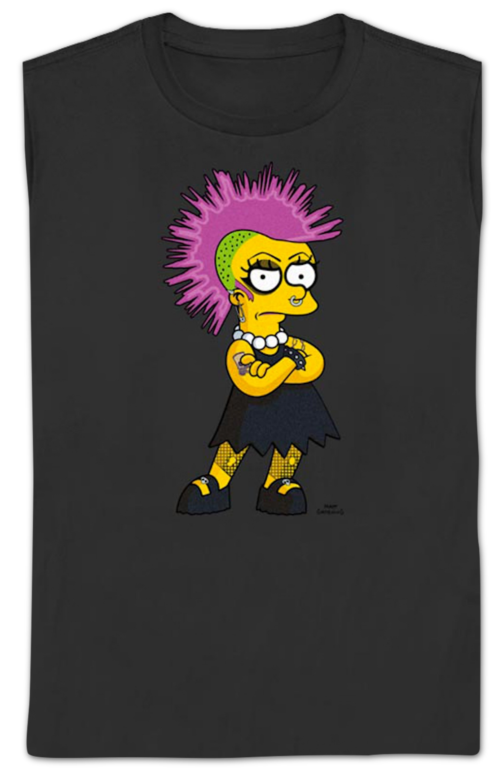 Womens Punk Lisa Simpsons Shirt Hoodie, Sweatshirt | CiraTrend.com (Image 2)