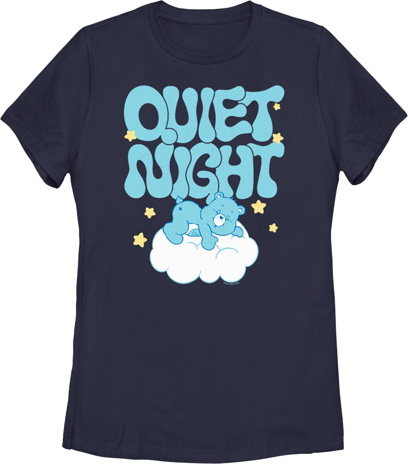 Womens Quiet Night Care Bears Shirt Hoodie, Sweatshirt | CiraTrend.com (Image 1)