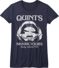 Womens Quint's Shark Tours Jaws Shirt Hoodie, Sweatshirt | CiraTrend.com (Image 1)