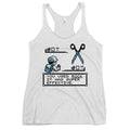 Rock Paper Scissors Battle Women's Racerback Tank