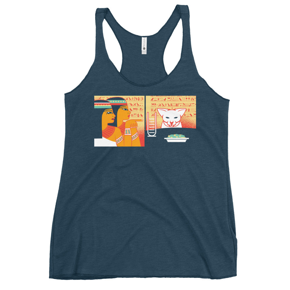Egyptian Cat Women's Racerback Tank