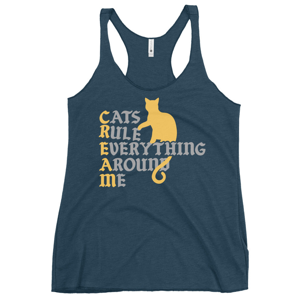 Cats Rule Everything Around Me Women's Racerback Tank