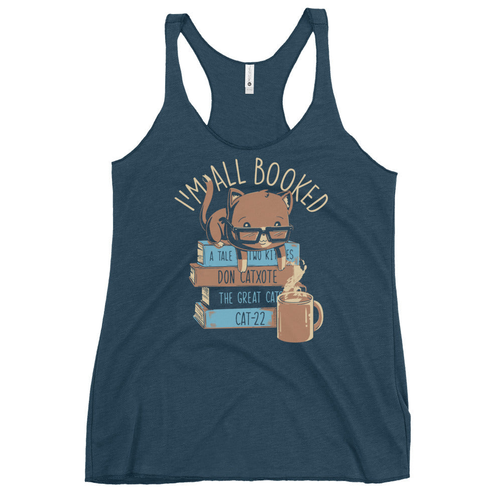 I'm All Booked Women's Racerback Tank