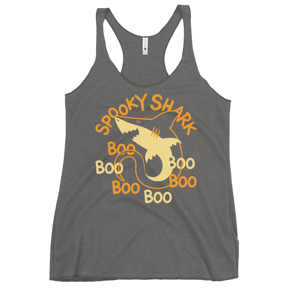 Spooky Shark Women's Racerback Tank