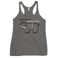Hippopotenuse Women's Racerback Tank