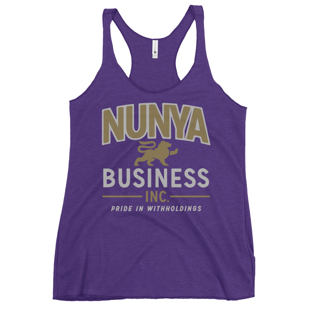 Nunya Business Women's Racerback Tank