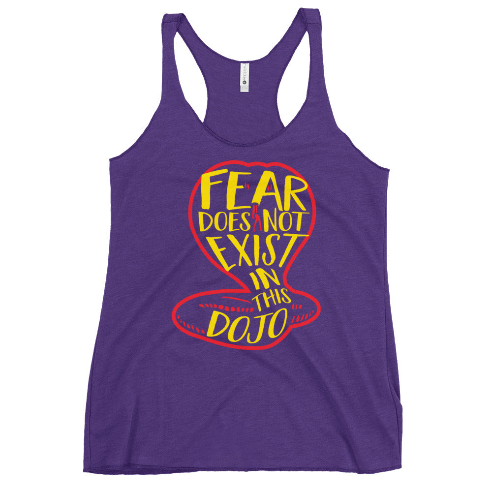 Fear Does Not Exist In This Dojo Women's Racerback Tank